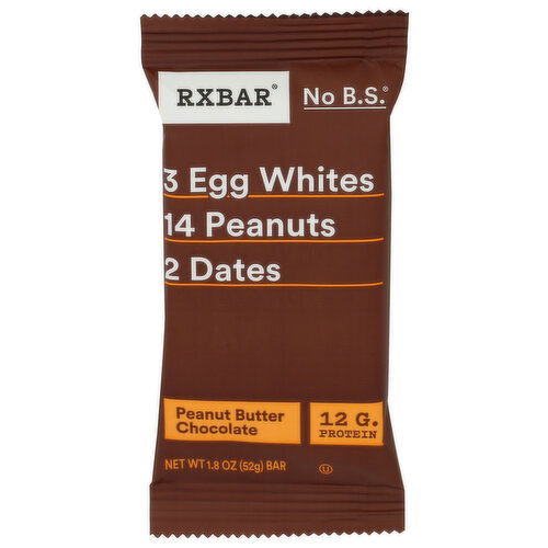 Rxbar Bar Chocolate Peanut Butter - 1.8 Ounce