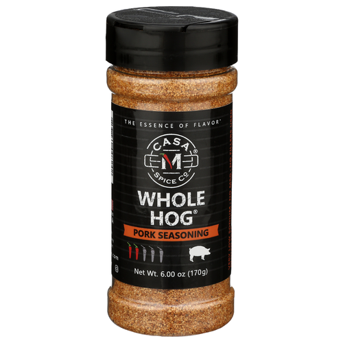Casa M Spice Co Smoky Earthy, Sweet, Spicy Blend, Mixed Whole Hog Pork Seasoning - 6 Ounce