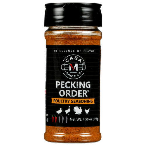 Casa M Spice Co Seasoning Poultry Peck Or - 4.5 Ounce