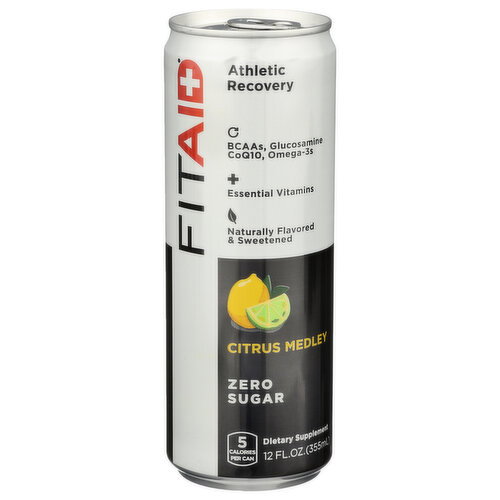 Lifeaid Citrus Medley Sparkling Fitaid Zero - 12 Fluid Ounce Image 1 of 3