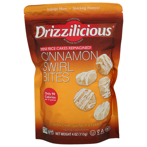 Drizzilicious Cinnamon Swirl Bites - 4 Ounce