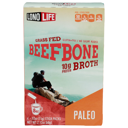 Lono Life Beef Bone Broth - 0.53 Ounce - 4 Count