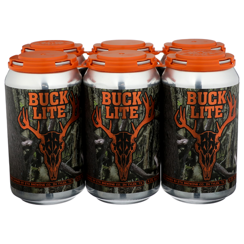 Buck Lite Beer - 12 Fluid Ounce - 6 Count