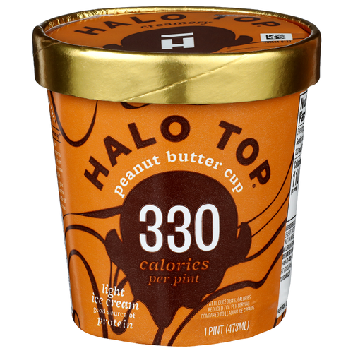 Halo Top Peanut Butter Cup Light Ice Cream - 1 Pint