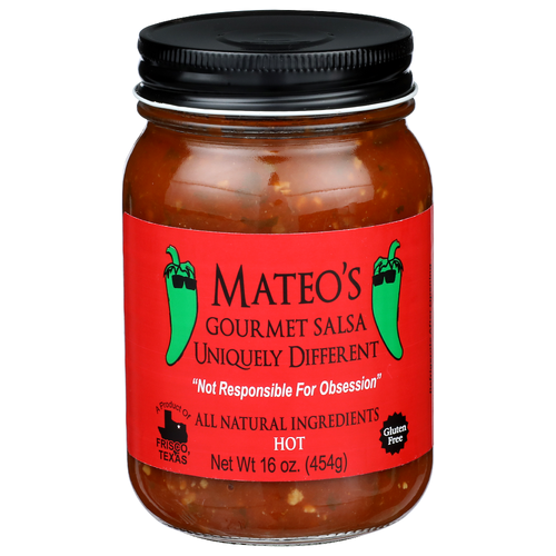 Mateo's Gourmet Salsa Hot - 16 Ounce