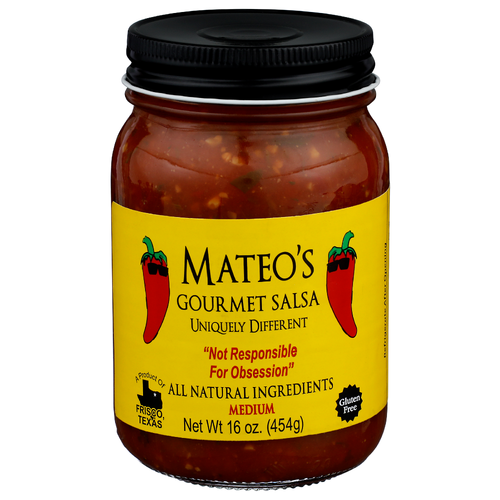 Mateo's Gourmet Salsa Medium - 16 Ounce