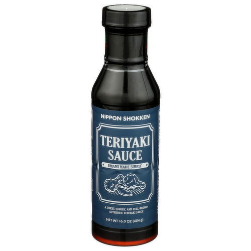 Nippon Shokken U.S.A. Sweet Soy Sauce 12 Btl Retail Teriyaki - 16 Ounce
