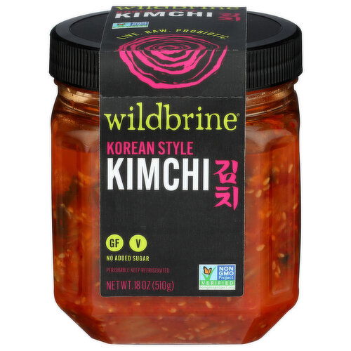 Wildbrine Spicy Korean Style Kimchi Fermented - 18 Ounce