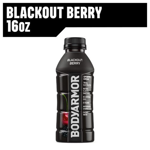 Bodyarmor Blackout Berry Sports Drink Bottle - 16 Fluid Ounce Image 1 of 4