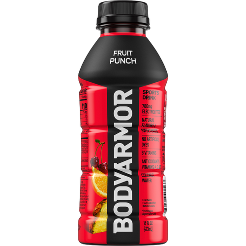 Bodyarmor Fruit Punch Electrolyte Sports Drink, Bottle - 16 Fluid Ounce