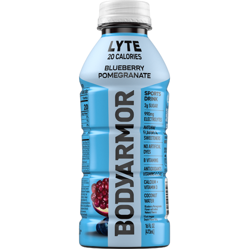 Bodyarmor Lyte Blueberry Pomegranate Electrolyte Sports Drink, Bottle - 16 Fluid Ounce