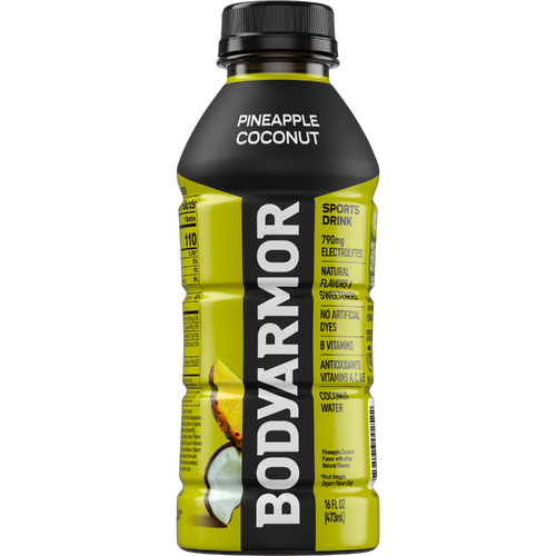 Bodyarmor Pineapple Coconut Sports Drink Bottle - 16 Fluid Ounce Image 1 of 2