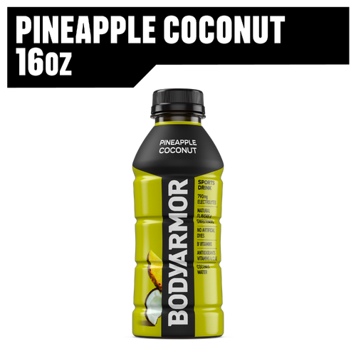 Bodyarmor Pineapple Coconut Sports Drink Bottle - 16 Fluid Ounce