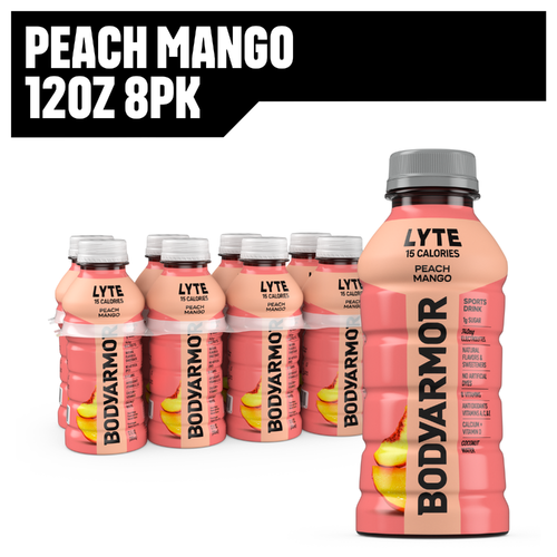 Bodyarmor Peach Mango Sports Drink Bottles - 96 Fluid Ounce Image 1 of 4