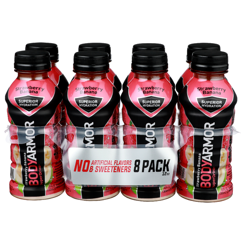 BODYARMOR Sports Drink Strawberry Banana - 12 Fluid Ounce