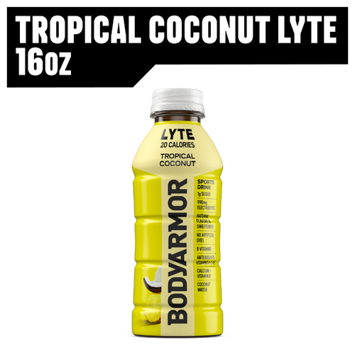 Bodyarmor Tropical Coconut Sports Drink Bottle - 16 Fluid Ounce Image 1 of 4