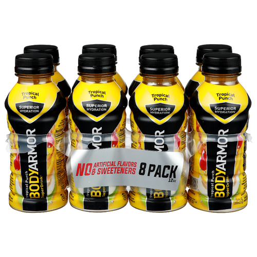 Bodyarmor Superdrink Tropical Punch - 12 Ounce - 8 Count