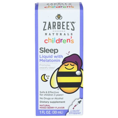 Zarbee's Naturals Children's Mixed Berry Liquid Dropper Sleep With Melatonin - 1 Fluid Ounce