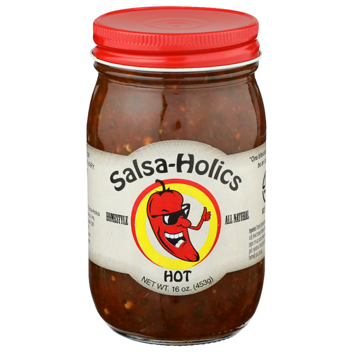 Salsa-Holics Hot Homestyle Sauce - 16 Ounce