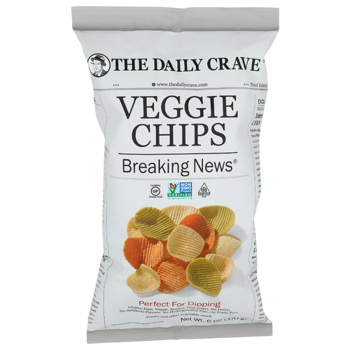 The Daily Crave Potato And Other Vegetable Snack Veggie Chips - 6 Ounce