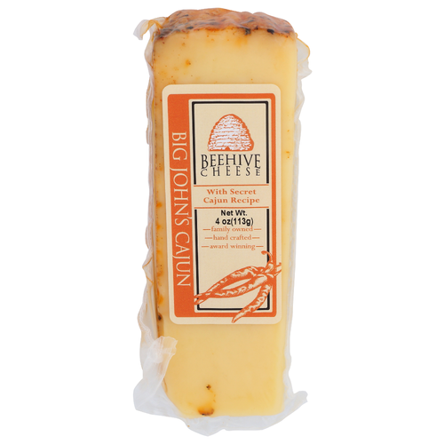 Beehive Cheese Spicy Cajun Cheddar Big John's - 4 Ounce Image 1 of 2