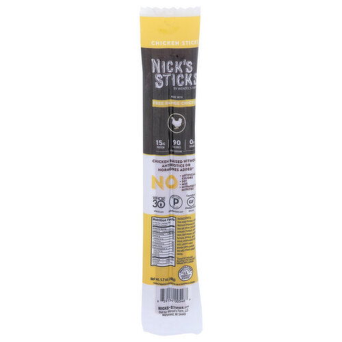 NICK'S STICKS Snack Free Range Chicken - 1.7 Ounce
