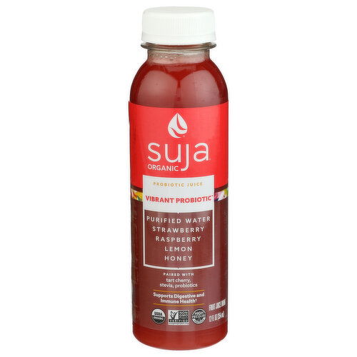 Suja Organic Berry Cold Pressed Juice Vibrant Probiotic - 12 Fluid Ounce