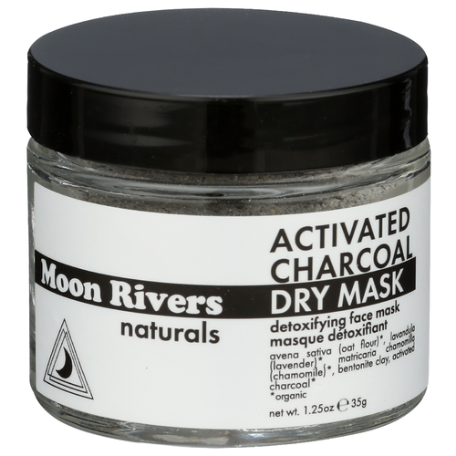 Moon Rivers Naturals Activated Charcoal Dry Mask - 1.25 Ounce