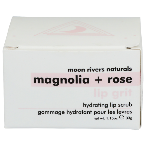 Moon Rivers Naturals Magnolia + Rose Lip Grit - 1.15 Ounce
