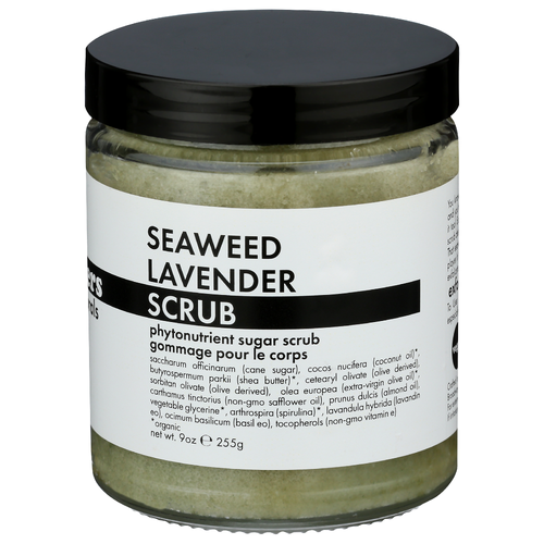 Moon Rivers Naturals Seaweed Lavender Phytonutrient Sugar Scrub - 9 Ounce