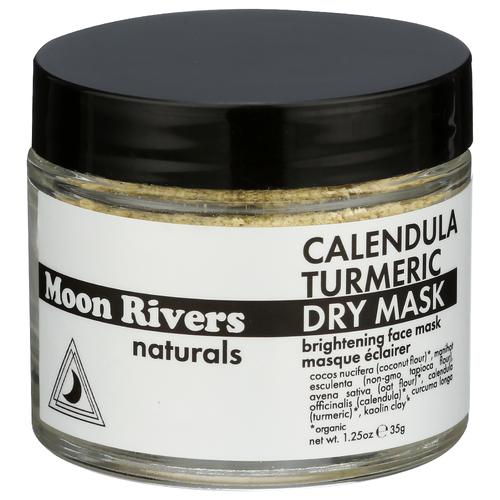 Moon Rivers Naturals Calendula Turmeric Brightening Face Mask Dry - 1.25 Ounce
