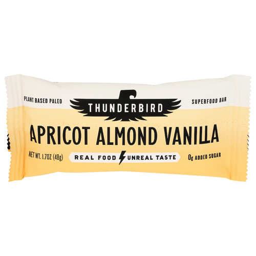 Thunderbird Real Food Bar Almond Apricot Vanilla Nutrition - 1.7 Ounce