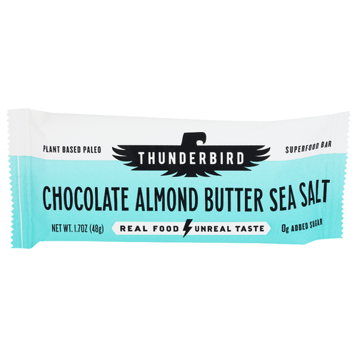 Thunderbird Real Food Bar Chocolate Almond Butter Sea Salt Nutrition - 1.7 Ounce