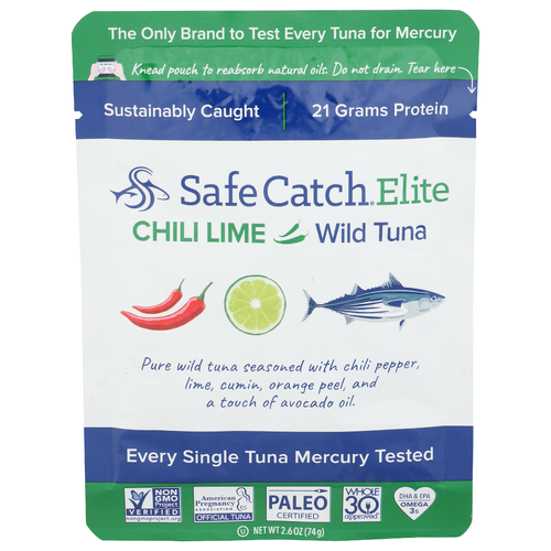 Safe Catch Elite Chili Lime Wild Tuna - 2.6 Ounce