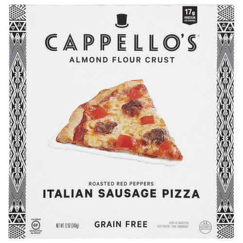 Cappello's Pizza Italian Sausage And Red Pepper - 12 Ounce