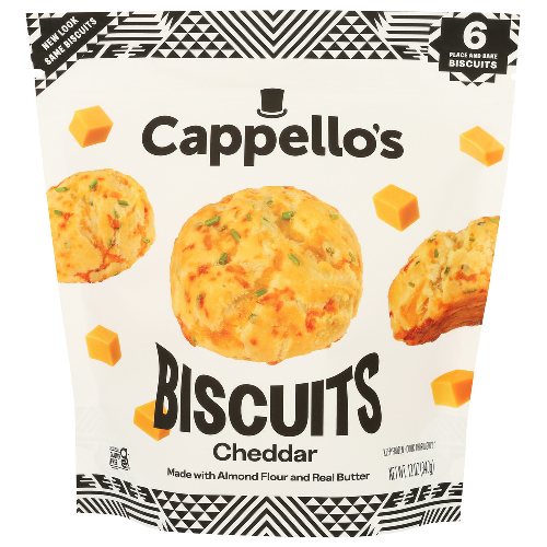 CAPPELLO's Biscuits Cheddar Frozen Gluten Free - 2 Ounce - 6 Count