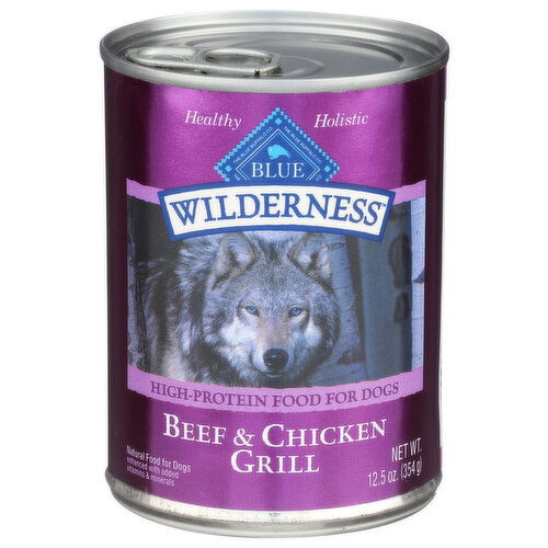 Blue Wilderness Beef & Chicken Grill High-Protein Food For Dogs - 12.5 Ounce - 1 Count Image 1 of 4