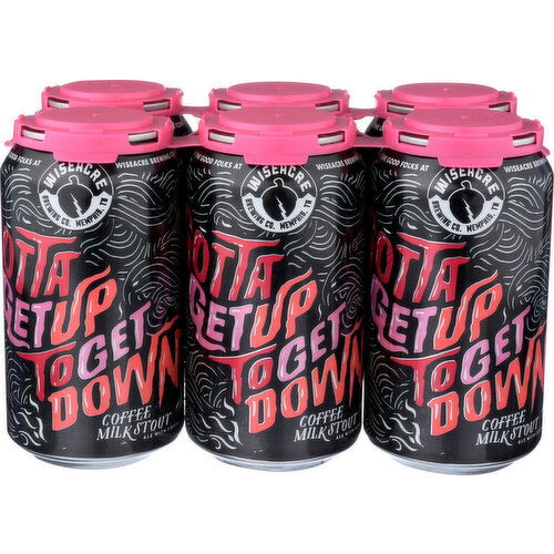 Wiseacre Gotta Get Up Coffee Stout 6 Pk Cans - 12 Fluid Ounce - 6 Count