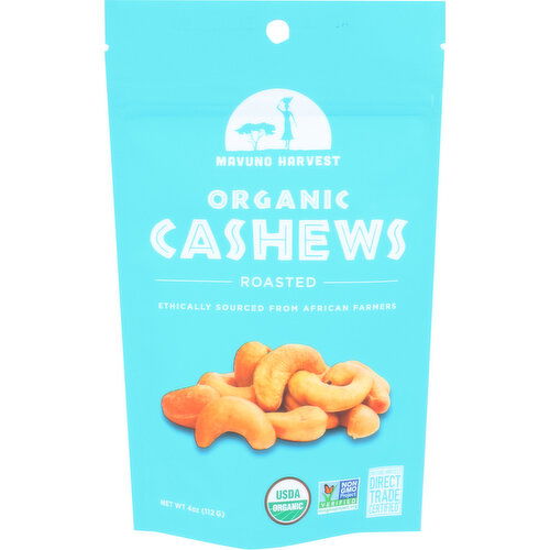 Mavuno Harvest Roasted Cashews - 4 Ounce