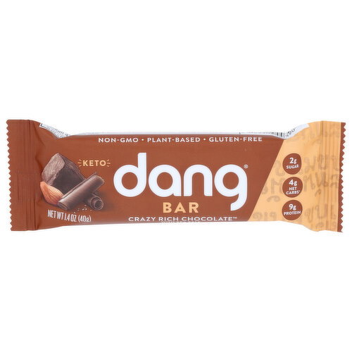 Dang Bar Crazy Rich Chocolate - 1.4 Ounce