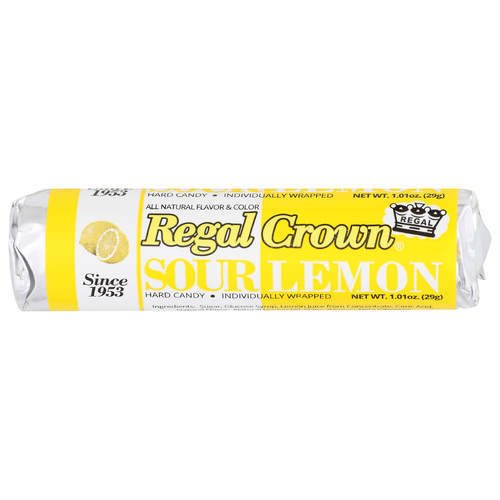 Regal Crown Sour Lemon Hard Candy - 1.01 Ounce