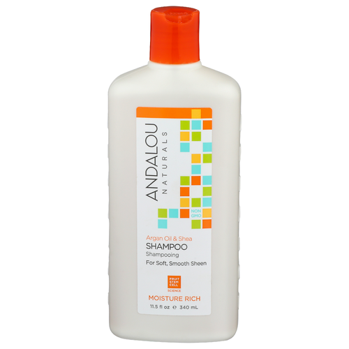 Andalou Naturals Argan Oil & Shea Moisture Rich Shampoo - 11.5 Fluid Ounce