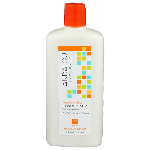 Andalou Naturals Argan Oil & Shea Moisture Rich Conditioner - 11.5 Fluid Ounce