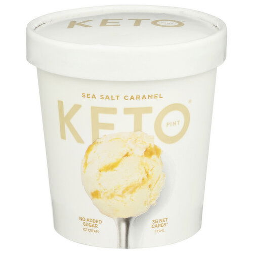 KETO PINT Sea Salt Caramel Ice Cream - 1 Pint