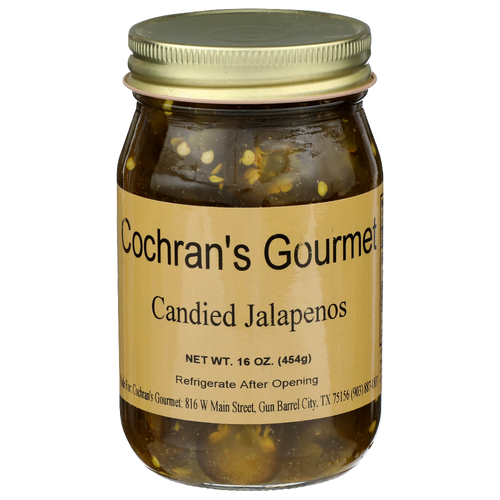 Cochran's Gourmet Candied Jalapenos - 16 Ounce
