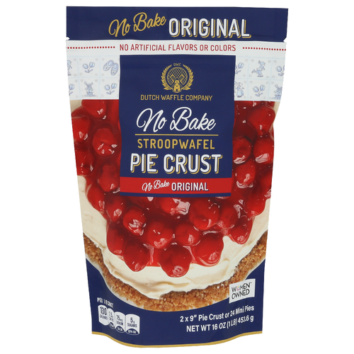 Dutch Waffle Company Stroopwafel Cookie Crispy Wafer Crumbs No Bake Pie Crust - 16 Ounce Image 1 of 4