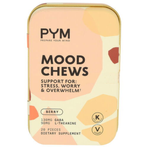 Pym Berry Chews Mood - 20 Count