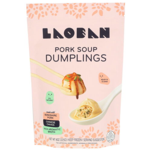 LAOBAN DUMPLINGS Pork Soup Dumplings - 8 Ounce