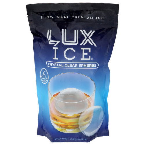 Lux Ice Slow-Melt Drinking - 3.667 Ounce - 6 Count