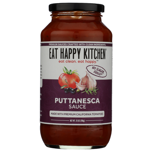Eat Happy Kitchen Sauce Puttanesca - 25 Ounce